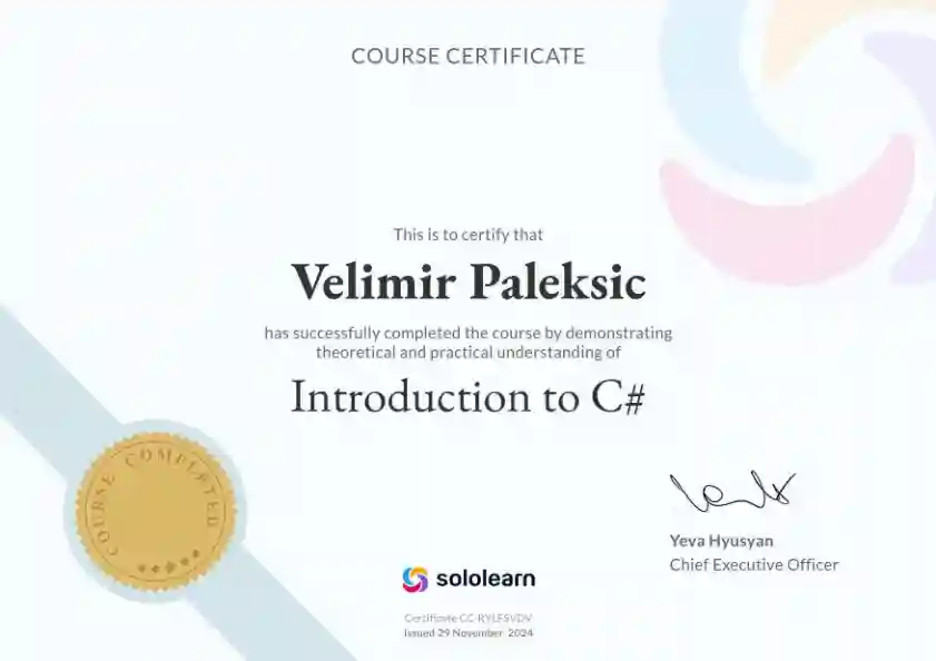 Introduction to C#